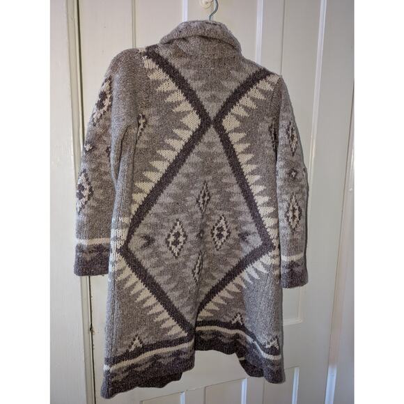 Vintage Handknit Ralph Lauren Wool Silk Blend Duster - Picture 5 of 5